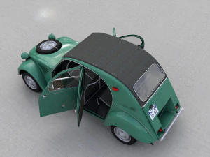 CITROEN SAHARA 2CV 1964 3D Model