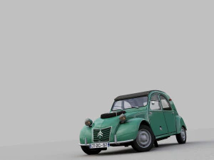 CITROEN SAHARA 2CV 1964 3D Model