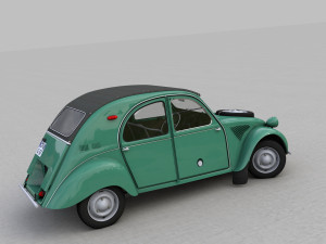 CITROEN SAHARA 2CV 1964 3D Модель
