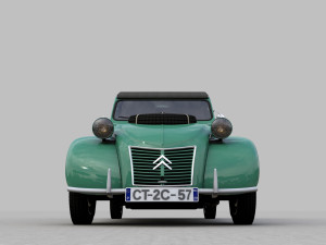 CITROEN SAHARA 2CV 1964 3D Модель