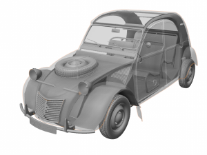 CITROEN SAHARA 2CV 1964 3D Модель