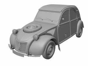 CITROEN SAHARA 2CV 1964 3D Модель