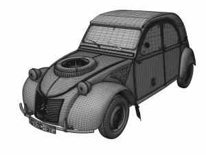 CITROEN SAHARA 2CV 1964 3D Модель