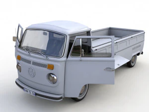 Volkswagen T2 Kemperink Captador Especial 1976 Modelo 3D