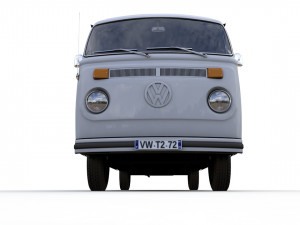 Volkswagen T2 Kemperink Special Pickup 1976 3D Model
