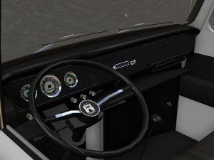 Volkswagen T2 Kemperink Special Pickup 1976 3D Model