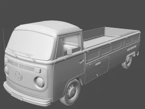 Volkswagen T2 Kemperink Captador Especial 1976 Modelo 3D