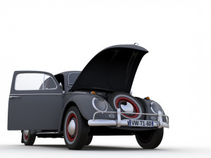 Volkswagen Beetle 1960 3D Model