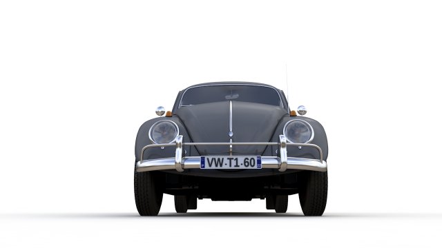 Volkswagen Beetle 1960 3D Model in Classic Cars 3DExport