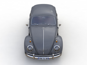Volkswagen Beetle 1960 3D Model