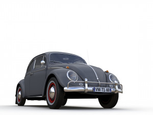Volkswagen Beetle 1960 3D Model