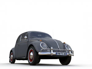 Volkswagen Beetle 1960 3D Model