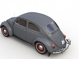 Volkswagen Beetle 1960 3D Model