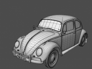 Volkswagen Beetle 1960 3D Model