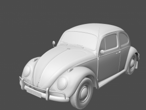 Volkswagen Beetle 1960 3D Model
