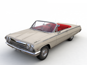 Chevy Impala SS Convertible 1962 3D Model