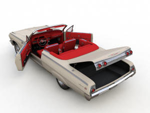 Chevy Impala SS Convertible 1962 3D 模型