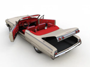 Chevy Impala SS Convertible 1962 3D Model