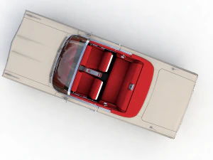 Chevy Impala SS Convertible 1962 3D Model