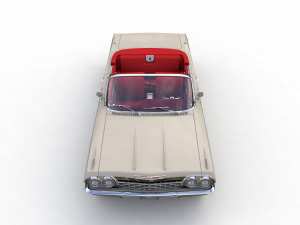 Chevy Impala SS Convertible 1962 3D 模型