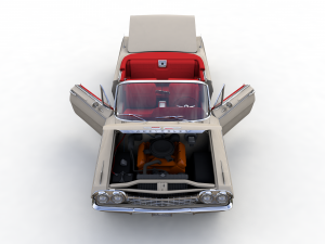 Chevy Impala SS Convertible 1962 3D 模型