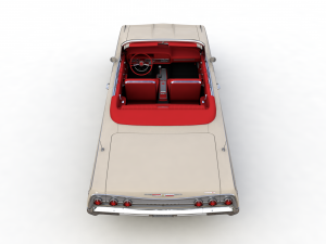Chevy Impala SS Convertible 1962 3D 模型