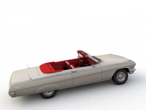 Chevy Impala SS Convertible 1962 3D 模型
