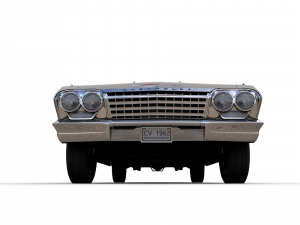 Chevy Impala SS Convertible 1962 3D 模型