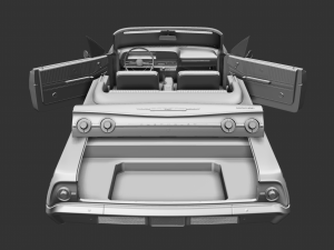 Chevy Impala SS Convertible 1962 3D 模型
