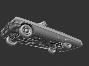 Chevy Impala SS Convertible 1962 3D 模型