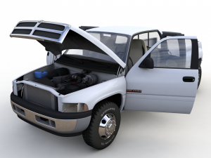 Dodge Ram 3500 Dually 2001 Modelo 3D
