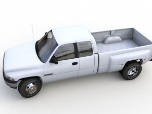 Dodge Ram 3500 Dually 2001 Modelo 3D
