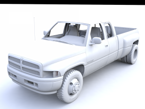 Dodge Ram 3500 Dually 2001 Modelo 3D