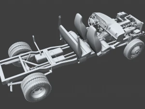 ダッジ ラム 3500 デュアル 2001 3Dモデル