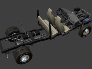Dodge Ram 3500 Dually 2001 Modelo 3D