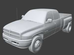ダッジ ラム 3500 デュアル 2001 3Dモデル