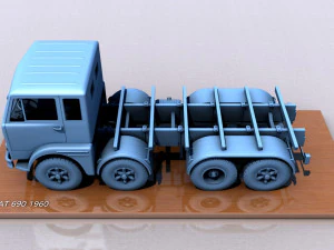 Fiat 690 1960 Modelo de Impressão 3D