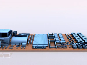 Fiat 690 1960 Modelo de Impressão 3D