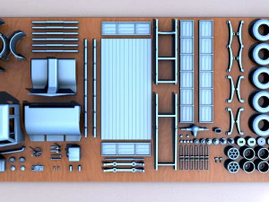 Fiat 690 1960 Modelo de Impressão 3D