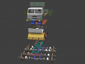 Fiat 690 1960 Modelo de Impressão 3D