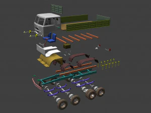 Fiat 690 1960 Modelo de Impressão 3D