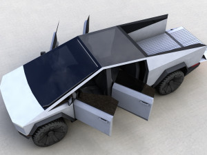 TESLA CYBERTRUCK 2023 Model 3D