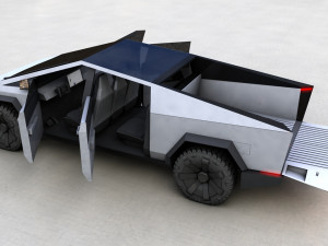 TESLA CYBERTRUCK 2023 Model 3D