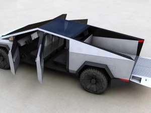 TESLA CYBERTRUCK 2023 3D Model