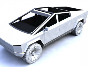 TESLA CYBERTRUCK 2023 Model 3D