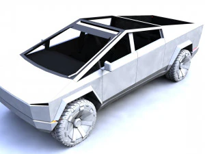TESLA CYBERTRUCK 2023 3D Model