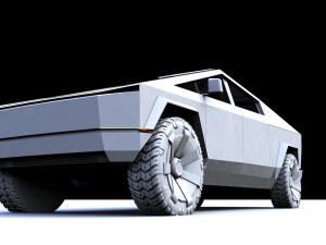 TESLA CYBERTRUCK 2023 Model 3D