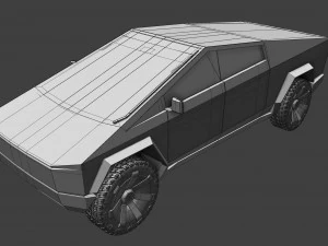TESLA CYBERTRUCK 2023 3D Model