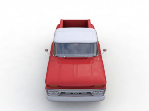 GMC PICKUP TRUCK STEPSIDE 1964 Model 3D