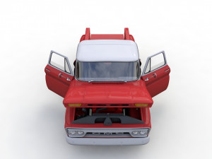 GMC PICKUP TRUCK STEPSIDE 1964 Model 3D